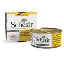 Вологий корм Schesir Dog Chicken with Ham Куряче Філе з Шинкою для собак в желе - 150 г