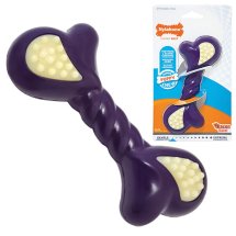 Іграшка жувальна Nylabone Puppy Chew Double Action ПОДВІЙНА ДІЯ для цуценят смак бекону - L