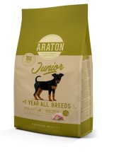 Сухий корм Araton Dog Junior All Breeds Для цуценят усіх порід з Куркою - 15 кг