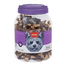 Ласощі Wanpy Dog Duck Jerky & Calcium Bone Twists ВАНПИІ КІСТКА З В’ЯЛЕНОЮ КАЧКОЮ ТА КАЛЬЦІЄМ для собак - 1.2 кг