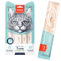 Рідкі ласощі Wanpy Cat Creamy Lickable Treats Tuna & Codfish ТУНЕЦЬ З ТРІСКОЮ для котів - 70 г