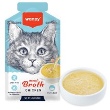 Вологий корм Wanpy Cat Meat Broths Chicken суп З КУРКОЮ беззерновий для котів - 50 г