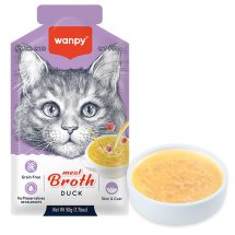 Вологий корм Wanpy Cat Meat Broths Duck суп З КАЧКОЮ беззерновий для котів - 50 г
