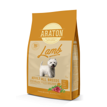 Сухий корм Araton Dog Lamb Adult All Breeds Для собак усіх порід з Ягням - 15 кг