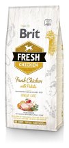 Сухий корм Brit Fresh для дорослих собак всіх порід з куркою та картоплею - 12 кг