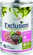 Вологий корм Exclusion Dog Puppy Chicken для цуценят від 2 до 12 місяців з куркою - 400 г