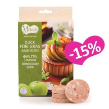Ласощі Mavsy FD Duck apple Фуагра з качки з карамелізованим яблуком - 50 г