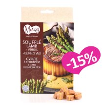 Ласощі Mavsy FD Lamb asparagus Суфле з ягнятини зі спаржею під голандським соусом - 50 г