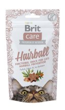 Функціональні ласощі Brit Care Hairball з качкою для котів - 50 г