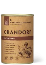 Вологий корм Grandorf Dog Duck & Turkey Adult для собак з качкою та індичкою - 400 г