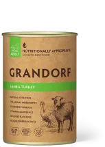 Вологий корм Grandorf Dog Lamb & Turkey Adult для собак з ягням та індичкою - 400 г