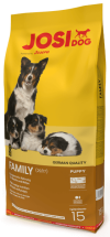 Сухий корм JosiDog FAMILY (29/17) для цуценят та гудуючих сук - 15 кг