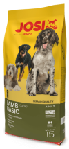 Сухий корм JosiDog LAMB BASIC (22/14) для дорослих собак на ягнятині - 15 кг