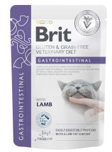 Корм вологий Brit GF VetDiet Cat Gastrointestinal Пауч для котів захворювання ШКТ з ягням - 85 г