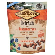 Ласощі Carnilove Dog Crunchy Snack для собак, м'ясо страуса та ожина - 200 г