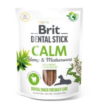 Ласощі для собак Brit Dental Stick Calm заспокійливі, коноплі та пустирник, 7 шт - 251 г