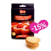 Ласощі Mavsy Salmon cod with fish roe roll Ласощі Філадельфія з лососем та червоною ікрою - 100 г