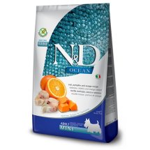 Сухий корм Farmina Dog N&D Grain Free OCEAN COD Pumpkin & Orange MINI для собак дрібних порід з тріскою - 2.5 кг