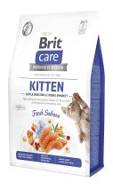 Сухий корм Brit Care Cat by Nutrition Kitten Gentle Digestion Strong Immunity для кошенят з лососем - 2 кг