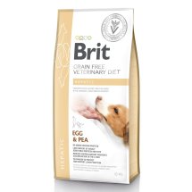 Сухий корм Brit GF VetDiet Dog Hepatic для собак при хворобі печінки з яйцем горохом бататом та гречкою - 12 кг