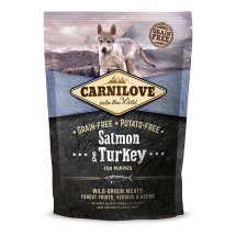 Сухий корм Carnilove Salmon & Turkey для цуценят всіх порід лосось та індичка - 1.5 кг