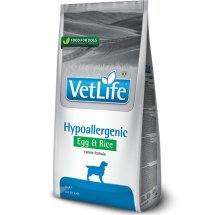 Сухий корм Farmina Dog Vet Life Hypoallergenic EGG & RICE для собак при харчовій алергії - 2 кг