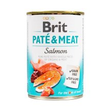 Вологий корм Brit Care Pate & Meat для собак з лососем - 400 г