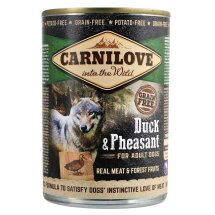Вологий корм Carnilove Duck & Pheasant для собак качка та фазан - 400 г