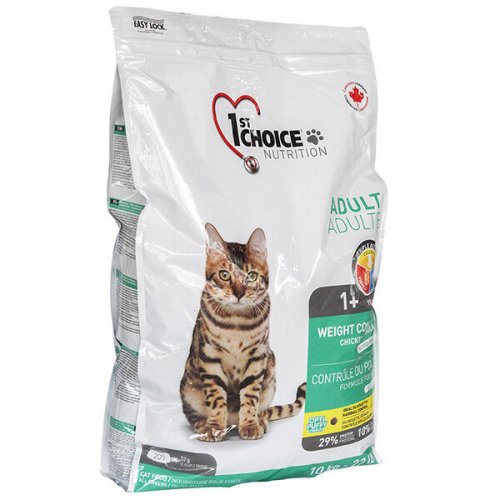 Сухий корм 1st Choice Cat Adult Weight Control Фест Чойс Контроль Ваги для котів схильних до повноти - 10 кг