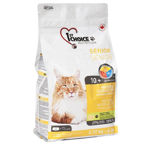 Сухий корм 1st Choice Cat Senior Mature Less Aktiv Фест Чойс Сеньйор для літніх котів - 2.72 кг