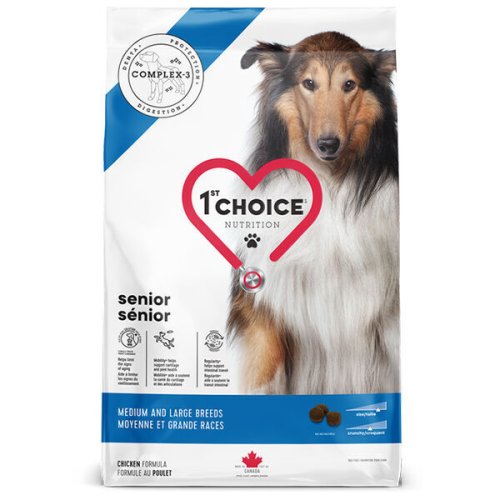 Сухий корм 1st Choice Dog Senior Medium and Large Сhicken Фест Чойс Сеньйор Курка для літніх собак середніх та великих порід - 12 кг