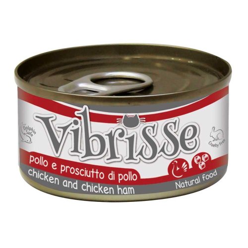 Вологий корм Vibrisse Cat Для котів курка шинка - 70 г