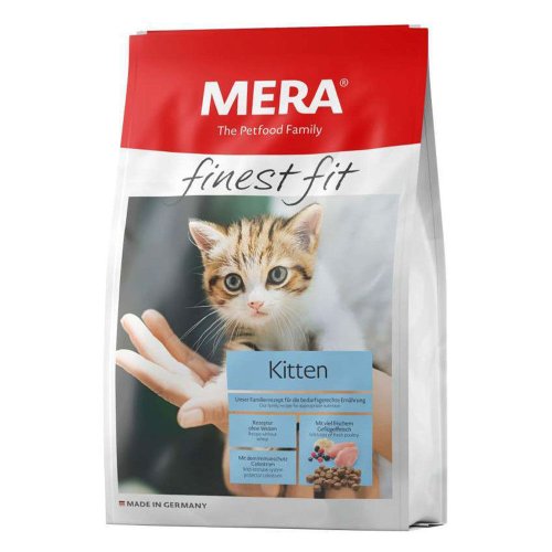Сухий корм Mera Cat Finest fit Kitten корм для кошенят зі свіжим м'ясом птиці та лісовими ягодами - 1.5 кг
