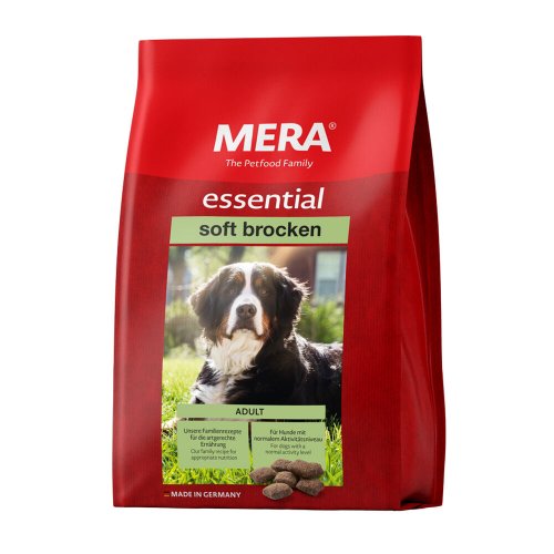 Сухий корм Mera Dog Essential Soft Brocken корм для собак з норм рівнем активності (м'яка крокета) - 1 кг