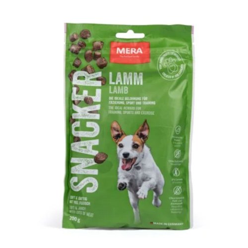 Ласощі Mera Dog snacker Lamm м'які снеки для собак із ягням - 200 г