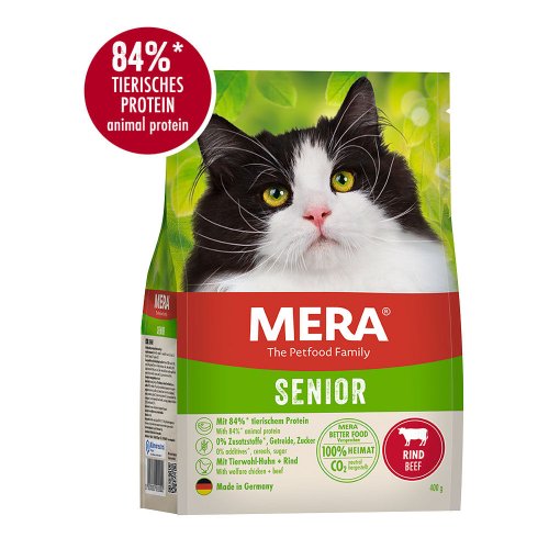 Сухий корм Mera Cat Senior Beef (Rind) корм для котів похилого віку з яловичиною - 2 кг