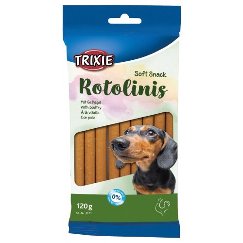 Ласощі Trixie Soft Snack Rotolinis для собак палички з м'ясом домашніх птахів - 120 г
