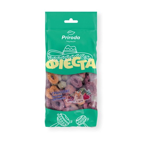 Ласощі Природа Фієста ганулят овочевий для гизунів асорті - 100 г