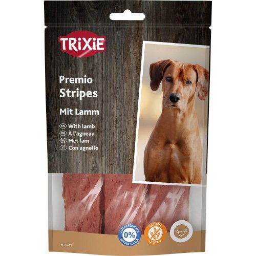 Ласощі Trixie Premio Lamb Stripes для собак полоски з ягням - 100 г