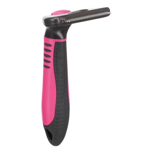 Гребінець-тример Trixie для собак для видалення підшерстя рожевий 7х15 см - 1 шт