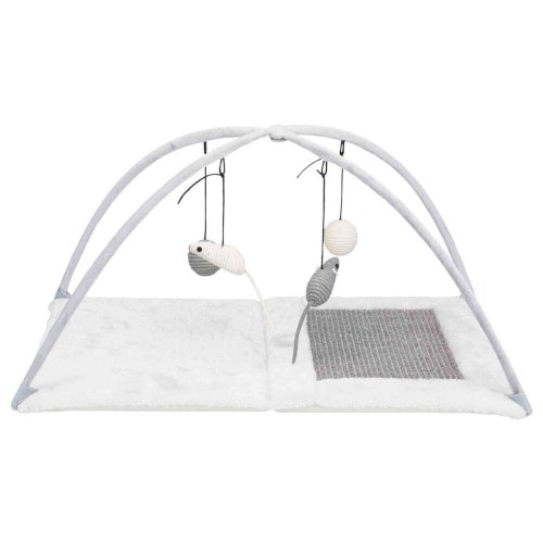 Килимок Trixie для котів Розважальний комплекс з дряпкою сизаль/плюш 60х33х42 см - 1 шт