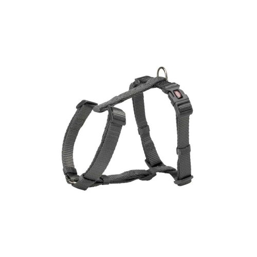 Шлея-вісімка Trixie для собак Premium Н-подібна нейлон графітова розмір 75-120 см/25 мм - L-XL