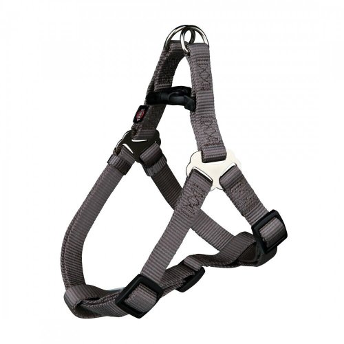 Шлея-петля Trixie для собак Premium нейлон графітова розмір 65-80 см/25 мм - L