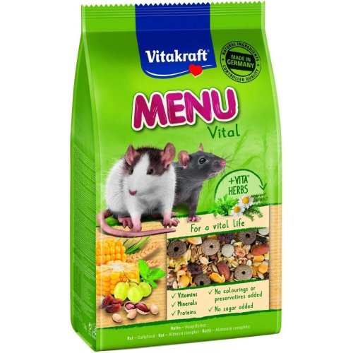 Корм Vitakraft Premium Menu Vital для декоративних гризунів та щурів 800 г - 800 г