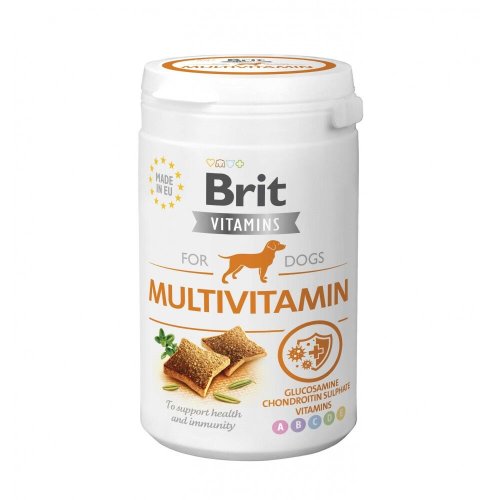 Вітаміни Brit Vitamins Multivitamin для собак для підтримки здоров’я й імунітету з куркою - 150 г