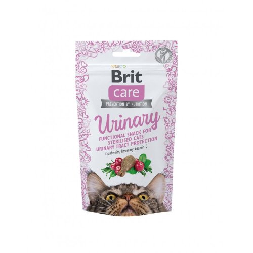 Ласощі Brit Care Functional Snack Urinary для котів для здоров'я сечовидільної системи з індичкою - 50 г