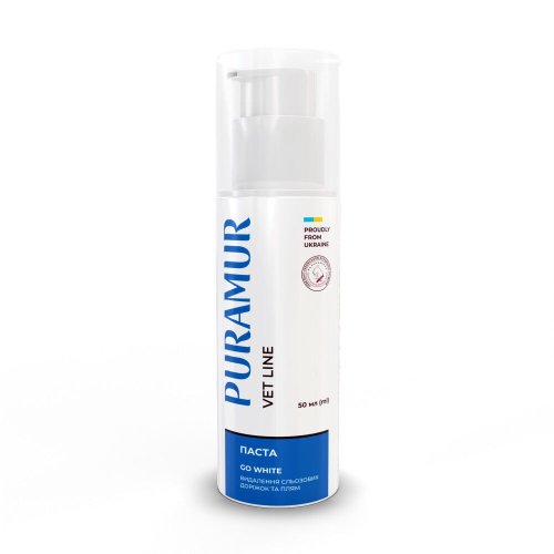 Паста PURAMUR Go White для видалення сльозових доріжок та плям - 50 мл