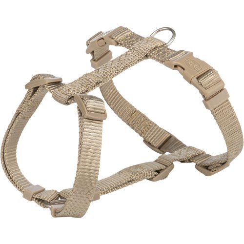 Шлея Trixie Premium H-harness для собак XS-S 30-44 см 10 мм - Пісочний