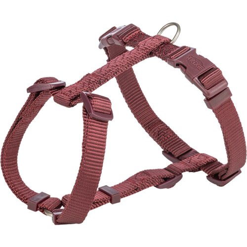 Шлея Trixie Premium H-harness для собак L 60-87 см 25 мм - Бордовий