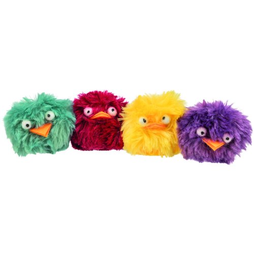 Іграшка Trixie для котів Звірята зі звуком плюш діаметр 6 см - 1 шт